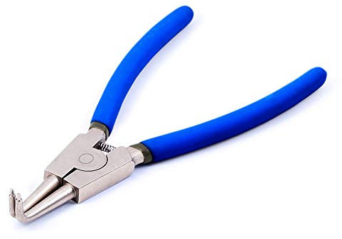 LEONTOOL 22,9 cm große Sicherungsringzange, Sicherungsringzange, robust, gebogene Backen, Installation und Entfernen von Innenringzange, Präzisions-Handwerkzeugzange