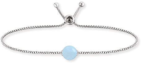 Engelsrufer Damen Armband aus Sterling Silber und Kraftstein - Karabinerverschluss - in zwei Längen verstellbar - nickelfrei
