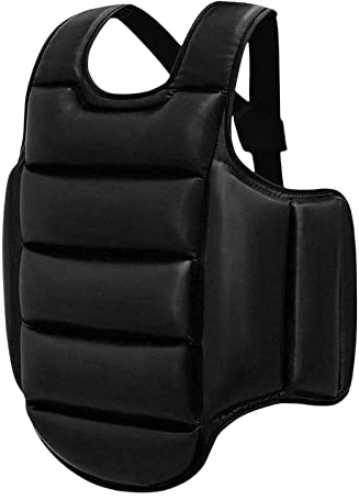 Harilla Protector de Costillas para el Pecho de Karate, Chaleco Protector de Taekwondo de Boxeo para Golpes Pesados, Mujeres, Hombres, niños, Entrenamiento de