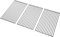 WELL GRILL 3 Stücke 41,5 x 23,5 cm Edelstahl Grillrost für Burnhard Big FRED Serie, und die meisten Gasgrill, Ø7 mm Massiver Rund BBQ Grill Rost, 70,5 x 41,5 cm