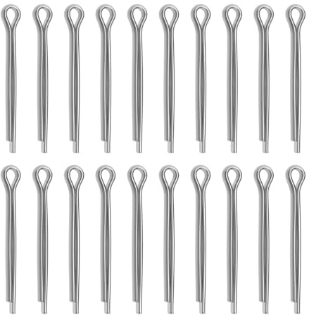 Be In Your Mind 20pcs Bike Disc Brake Pad Pins Bike Brake Pad Cotter Pin Steel Split Pin Fastener Bicycle Lock Pin Compatible with Shimano Compatible with Tektro