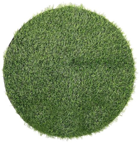 IMIKEYA Kunstrasenmatte Runde Tischdecke aus Kunstgras für Essbereich als Platzset-alternative für Party-dekoration und Tischanhänger