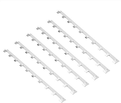 6Pcs Bienenstock Rahmenleisten Metall 37cm Abstandhalter | Robuste Beutenrahmen Unterstützung, Beekeeping Werkzeug Für Imker, Metall Streifen Zur Rahmenfixierung, Einfache Montage
