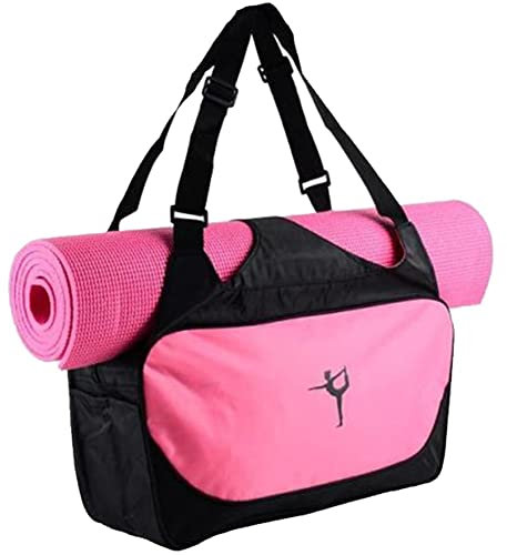 Zghhc Yoga-Tasche, wasserdichte Sporttasche, Verstellbare Yoga-matten-Tasche, Tragetuch, Multifunktionale Sport-Aufbewahrungstasche, Große Pilates-Tasche
