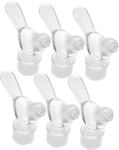TIDTALEO 6pcs Wine Corks Creative Wine Bottle Stoppers Beverage Bottle Stoppers Airtight Silicone Seal for Party Favors