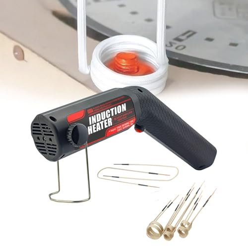 Appareil De Chauffage MagnéTique à Induction, Outil Portatif De DéMontage De Boulons Par Induction 1100 W, Lampe De Travail Led IntéGréE, Outil De DéMontage De Boulons Chauffants Pour Automobile