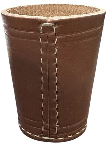 Leather poker dice cup