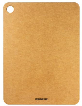 Rockingham Forge Tagliere in Fibra di Legno, Naturale 44 x 33 x 0,6 cm, Taglieri Double-face, Resistente al calore, Lavabile in lavastoviglie, Tagliere da Portata in Legno Igienico
