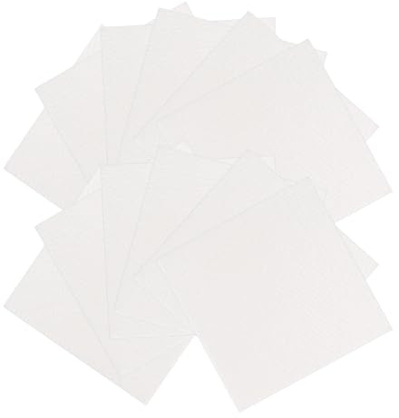 HINTRMENT Feuilles de Séchage Alimentaires Absorbeur Humidité Compact en Fibres Végétales Blanches 100pcs pour Conserver Aliments Secs pour Bocaux à Biscuits en Espaces D'étude