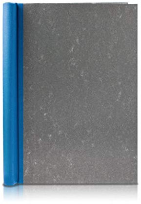 FAIRklemmt Klemmbinder Wolkenmarmor, A5 - Blau