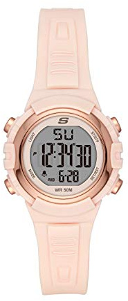 Skechers Women's Truro Digital Chronograph Watch, Color: Rose Gold/Blush (Model: SR6187)