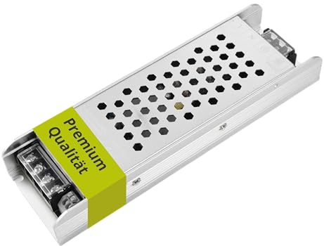 Innovate 24V LED Trafo dimmbar IP20-60 - 200 Watt - 24 Volt DC - TRIAC & 0/1-10V - kein Flimmern, kein Rauschen für LED Leuchtmittel und Stripes - Transformator Gleichrichter Driver Netzteil