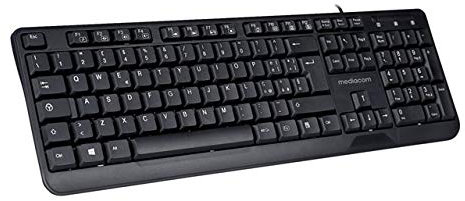 MEDIACOM Slim Keyboard CX2200 - Tastiera - PS/2, USB