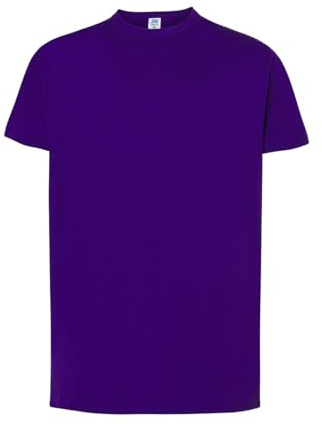 Maglietta T-Shirt Bimbo Bimba - 100% Cotone - 150 Grammi - TSRK 150 (Viola, 5-6 Anni)