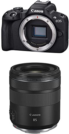 Canon R50 Systemkamera + RF 85mm F2.0 Objektiv