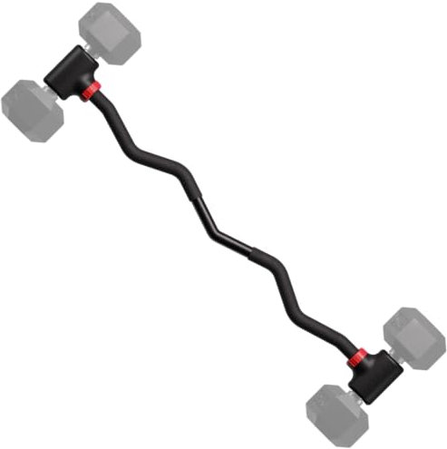 Jayflex Hyperbell EZ Curlstange – Verwandeln Sie Hanteln in ein Curling-Langhantel-Set – verstellbarer Hantel-zu-Arm-Curl-Stangen-Konverter für Gewichtheben, Heimtraining – 90 kg Kapazität