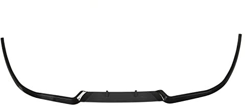 Frontlippenspoiler, Stoßfängertrenner, Schlagfest, Vorne 114 cm, Ersatz für Seat Rot (Glänzend schwarz)
