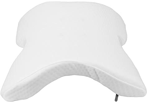 TOPINCN Cuscino per Dormire Cuscino per Coppia Cuscino per Braccio Cuscino per Pressione a Rimbalzo Lento Cuscino per Coccole Cuscino in Memory Foam da Viaggio Cuscino a U a Forma di