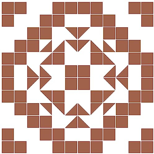 FloorPops 12-in by 12-in Terracotta Matias Peel & Stick Floor Tiles, FP4946
