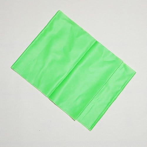Stretch-Widerstandsband, gute Zugelastizität, 150 cm/200 cm Gummi-Elastikband-Set, tragbar, passend für Zuhause, Yoga, Sportausrüstung, Grün, 1500 mm, 150 mm, 0,35 mm