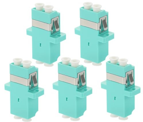 Housoutil 10 Stk Faseranschlüsse Ethernet-Extender-Adapter Singlemode-Faser LWL- Wandplatte LWL-Adapter stoßverbinder lc- lc zu koppler Flansch Kabel Router Konverter
