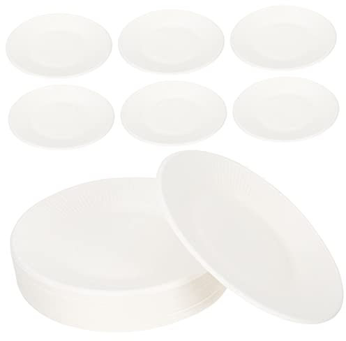 Beaupretty 50pezzi Piatti Usa e Biodegradabili Per Piatti Per Picnic e Compatibili e Freezer Per Compleanni e Festivi