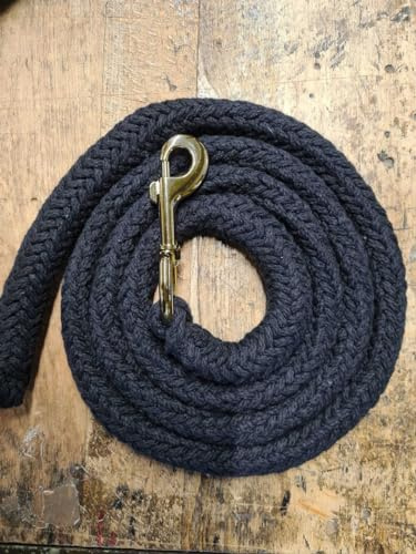 Jumbo Führstrick mit Karabiner Gold, schwarz, 3m