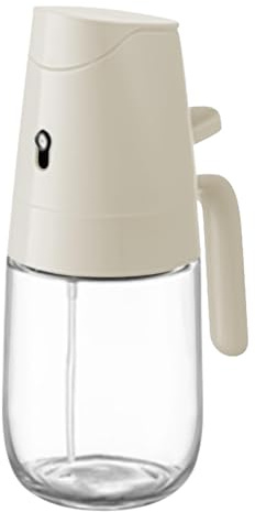 Nbbwwu Oil Sprayer for Cooking, 2-in-1 Glass Oil Mister, Multi-purpose Oil Bottle Spray and Pour, 300ml Vinegar Sprayer Kitchen Accessories for Grilling, Roasting