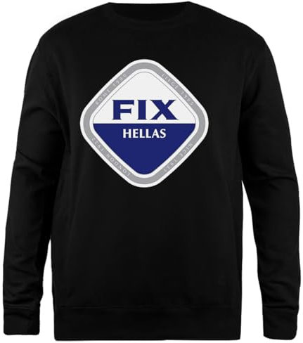 Pinitotee Fix Beer Schwarzer Unisex-Pullover Mit Rundhalsausschnitt