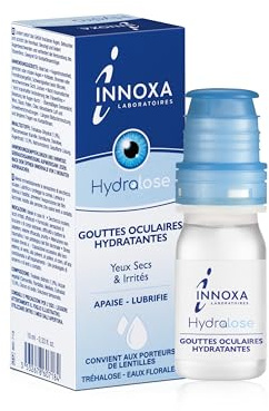 INNOXA Laboratoires - Augentropfen - Aufhellung des Augenweiß – Befeuchtet gerötete und müde Augen – Originalformel – Made in France – Ohne Konservierungsstoffe - 10 ml