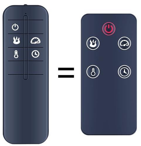 TCNOUMT New Replacement Remote Control fit for Style Selections Electric Fireplace 2408FM-23-273 3730310
