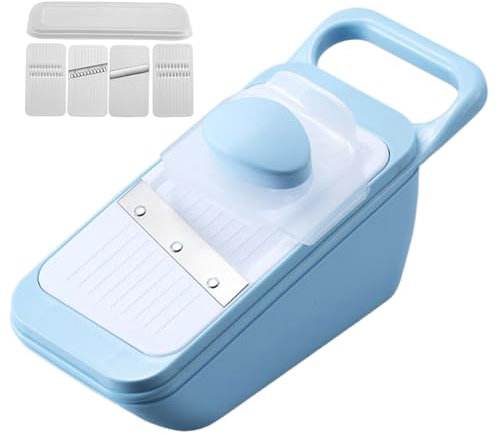 Coupe-aliments, trancheuse multifonctionnelle, coupe-carottes, voiture à fromage domestique avec poignée antidérapante, kit de trancheuse pour couper des frites françaises