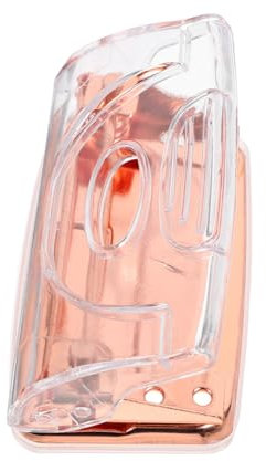 DOITOOL Roségoldener Multifunktionaler Papierlocher Tragbarer Planner-locher Für Büro Und Zuhause Kompakter Kartonstanzer Platzsparendes Design Für Schule Und Bastelprojekte