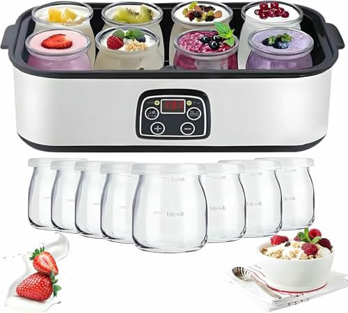 XSDAJSD Yogurtera eléctrica, máquina automática multifunción para Yogur Fresco casero y Queso.