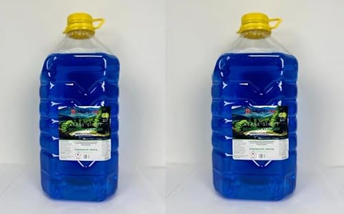 Paket AG Auto Scheibenreiniger Gebrauchsfertig Sommer bis -5°C | Streifenfrei + starker Insektenlöser | Frischer Citrusduft | Für Fächerdüsen (10 Liter)