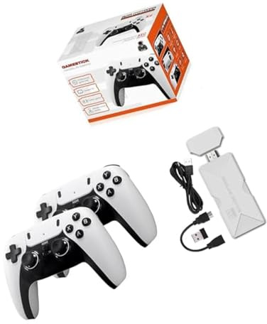 Controller TV wireless Plug and Play con 75000 giochi integrati, console di gioco retrò per intrattenimento domestico