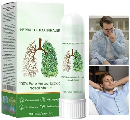 Inhalador para la nariz – Solución calmante de limpieza profunda, refrescante inhalador nasal Stick – para conducir el coche, trabajar, estudiar, acampar, adultos, mujeres, hombres, personas mayores