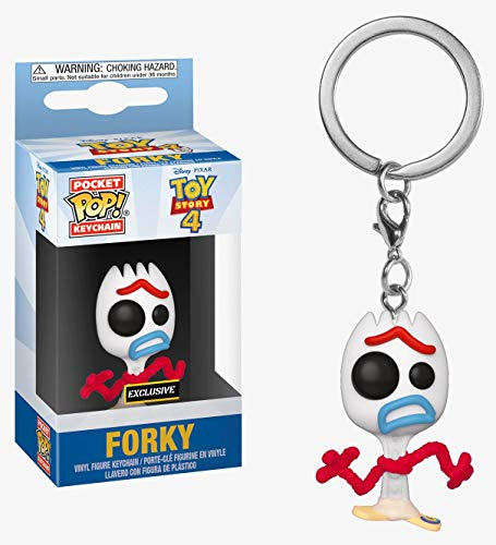 Funko Llavero POP: Toy Story 4 – Forky (New Expression) Vinilo Figure