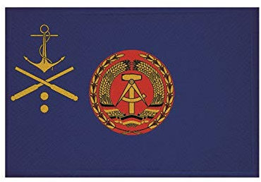 U24 Aufnäher DDR Verteidigungsminister Fahne Flagge Aufbügler Patch 9 x 6 cm