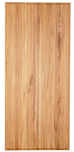 Staboos Tischplatte 160x80x25 cm Massivholz Buche - Hochwertige Massivholzplatte feingeschliffen - Geölte Schreibtischplatte - Schadstofffreie Holzplatte massiv als Esszimmertisch, Bürotisch und Küche