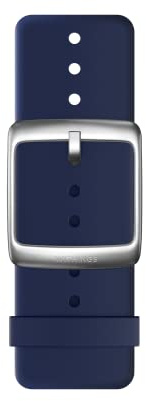 WITHINGS - Premium Sport-Armband aus Fluorelastomer für Steel HR, HR Sport, Move ECG, Move und Scanwatch - Schwarz