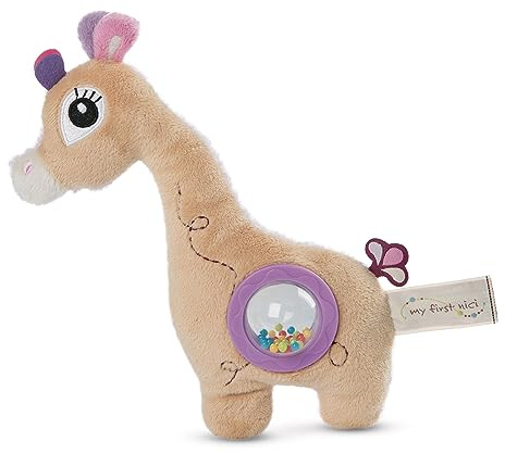 NICI Schmusetier 2D Giraffe Sasuma 20cm mit Beschäftigungselementen