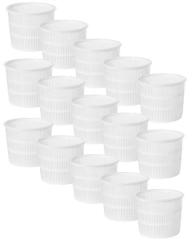 15 x Moule à fromage 10,5 x 8,7 cm – Variations | Forme à fromage en plastique | Panier pour fromage