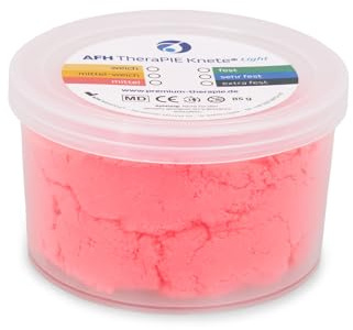 AFH TheraPIE Knete® Light | 85 g | mittel = rot | Therapieknete, Knetmasse Handtherapie