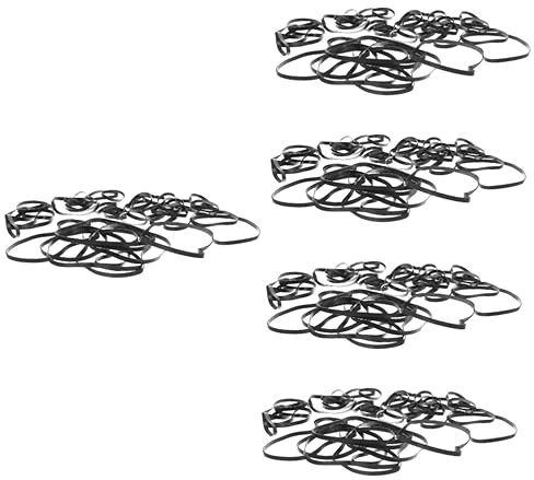 Uonlytech 250 Stück Ersatzriemen Für Kassettenspieler Quadratische Kassettenantriebsriemen Für Kassettenrekorder 4 Mm Gummiriemen Zur Reparatur