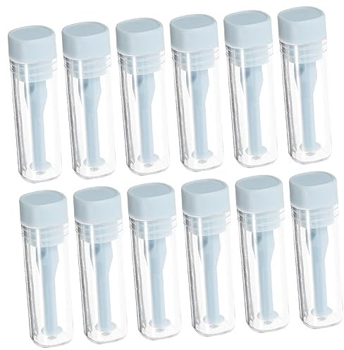 FOMIYES 12pcs Portable Removal Tools Reusable Eye Contact Remover Sticks Soft Silicone for Easy Wearing and Removal Light Blue