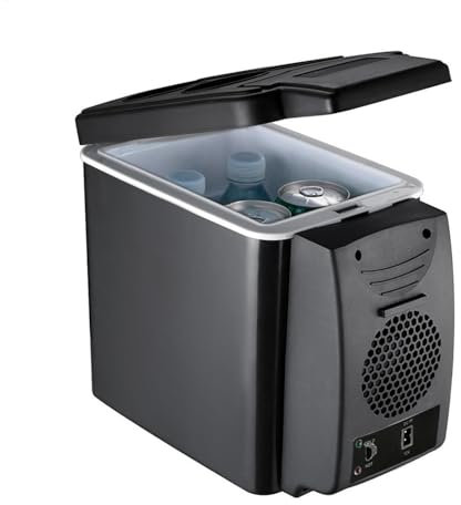 Frigorifero per auto - Congelatore portatile frigorifero doppia zona 12V con compressore | Frigo da campeggio leggero da 6 litri e scatola frigo isolata per, camion, auto e viaggi, frigorifero