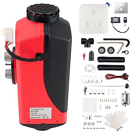 Chauffage à air diesel 8 kW 12 V avec interrupteur LCD, chauffage rapide, dégivrage, désembuage, faible consommation d'énergie, faible bruit, pour camping-car, voiture, camion, bus, camping-car, SU