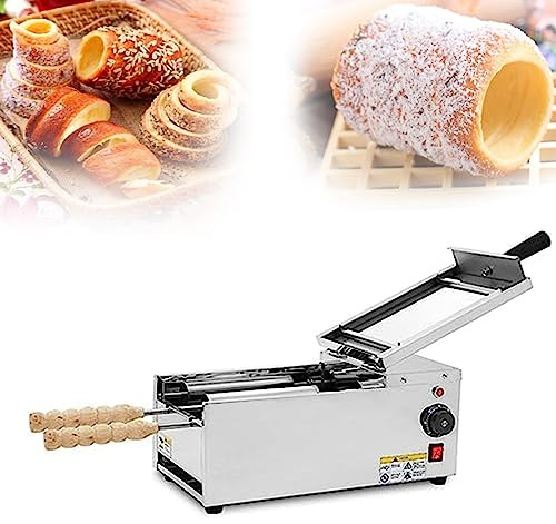 ANXYYDS Electric ice cream cone oven, fireplace, cake roller, grill oven, waffle cone maker, snack machine