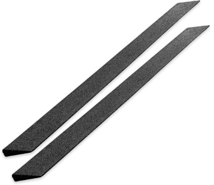 bepco Rampa de umbral Mini – 100 cm – Rampa para umbral de puerta, para silla de ruedas, rampa para plato de ducha – antideslizante y resistente a la intemperie, de granulado de goma reciclada, negro